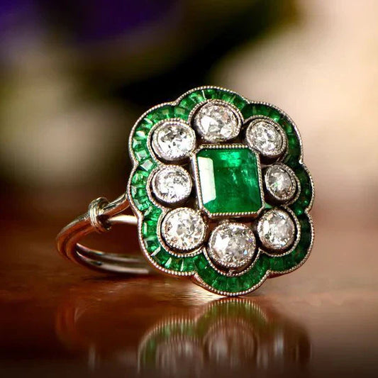 Vintage Smaragdring 